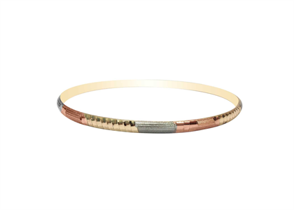 Three Tone Plated | CNC Bangles